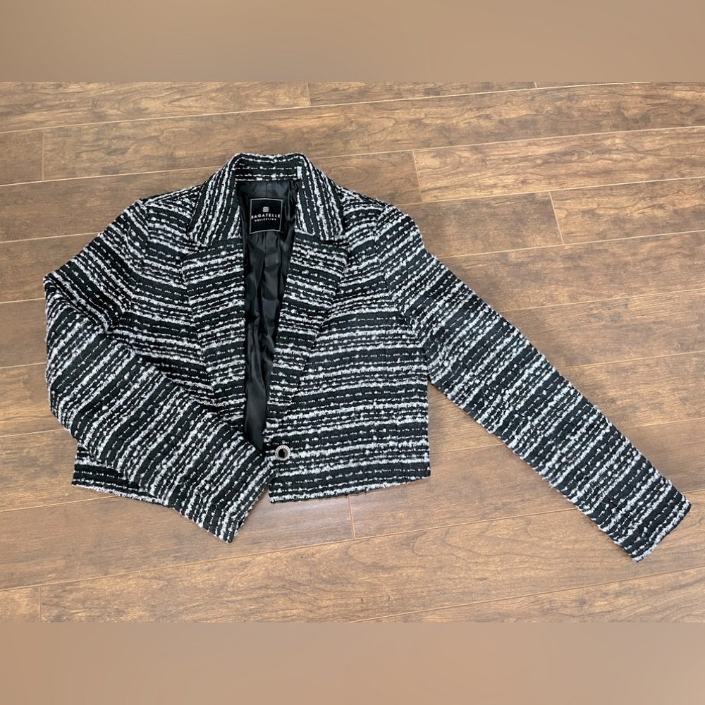 Bagatelle Collection cropped wool blazer